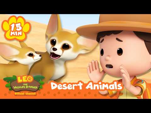 HOT WEATHER? Let's Learn About Desert Animals! | Leo the Wildlife Ranger | Learning Animal Cartoons thumbnail