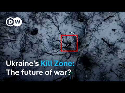 Ukraines kill zone, where drones hunt humans | DW News thumbnail