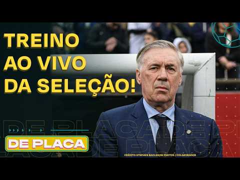 TREINO DA SELEÇÃO AO VIVO; LESÃO DE NEYMAR ; SORTEIO DA LIBERTA; PSG X ARSENAL | De Placa (29/05/26) thumbnail