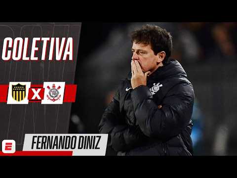 COLETIVA CORINTHIANS: FERNANDO DINIZ FALA AO VIVO DO URUGUAI APÓS JOGO NA LIBERTADORES | ESPN thumbnail