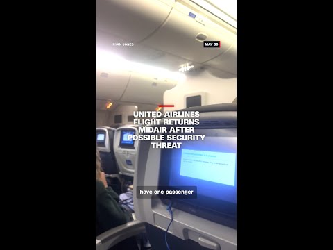United Airlines flight returns midair after possible security threat thumbnail