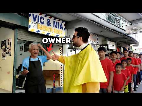 Finding EMPTY Barber, Then Bringing 100 Customers 😭🇵🇭 thumbnail