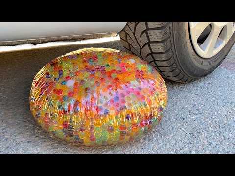 ORBEEZ COCA COLA BALLOON VS CAR, Coca Cola Zero, PowerAde, Fanta, Sprite, Fruko and Mentos Diff Unde thumbnail