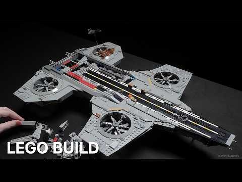 Let’s Build the LEGO® MARVEL S.H.I.E.L.D. Helicarrier | Relaxing Speed Build thumbnail