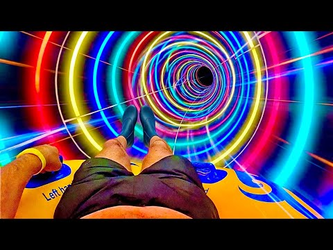 Inside The Black Hole Slide 🌈💦 | Sakarya Aqua Park 🇹🇷 thumbnail