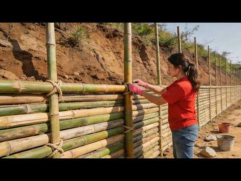 Young Woman Turns Empty Land into Huge Lake Farmhouse in 120 Days | Start to Finish @trieuthihoa thumbnail