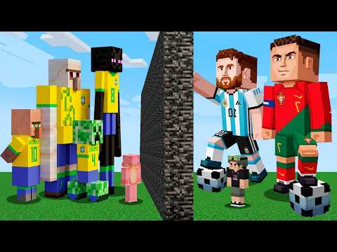 Hice TRAMPAS en BATALLAS de FUTBOL en Minecraft thumbnail