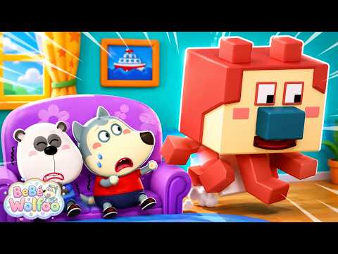 Bebé Wolfoo | ¡El Bebé Gigante de Cabeza Cuadrada! | Dibujos animados para niños thumbnail
