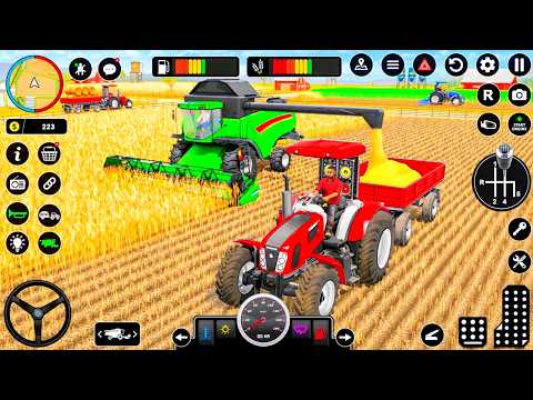 Modern Tractor Farming Driving Simulator 3D - New Tractor Games - Android Gameplay thumbnail