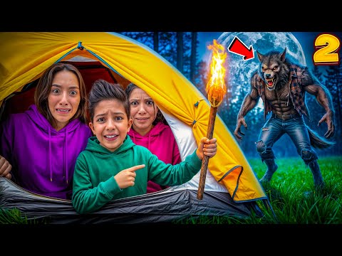 24 SAAT BOYUNCA ÇADIRDA KALDIK 2️⃣!!! GECE KURT ADAM GELDİ! thumbnail