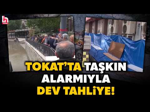 TOKAT'TA TAŞKIN ALARMI! 7 köprü yıkıldı! Mahalle ve köyler tahliye ediliyor! thumbnail