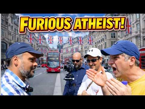 Furious Atheist! Hashim Vs Angry Atheist | Speakers Corner | Hyde Park thumbnail