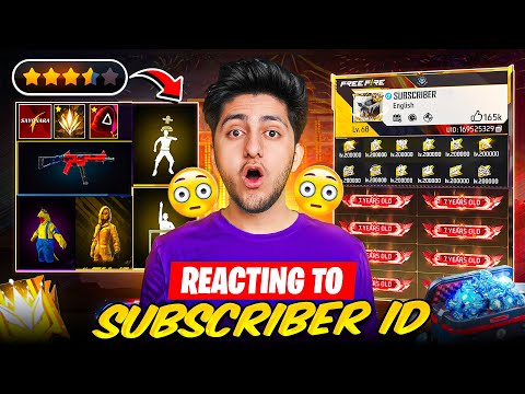 Reacting To My Subscribers Rare & Expensive Id 😍 Rating 10/10 *Shocking* - Garena Free Fire thumbnail