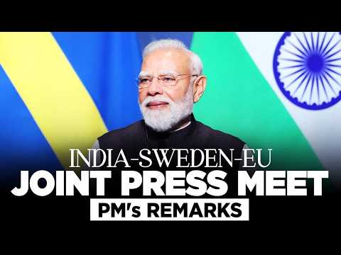 PM's remarks during joint press meet with Swedish PM Ulf Kristersson & European Commission President thumbnail