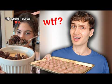 Testing Weird TikTok Protein Food Trends thumbnail