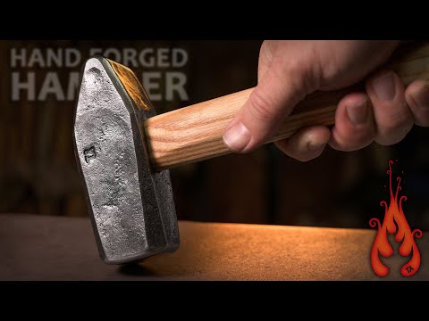 Making a Forging Hammer From Scratch, by Hand (Complete Process) thumbnail
