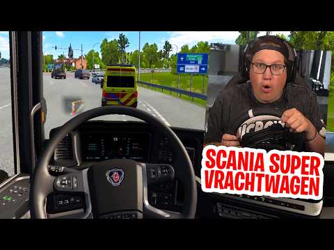 VAN AMSTERDAM NAAR CALAIS IN DE SCANIA! // Euro Truck Simulator 2 #1 (Nederlands) thumbnail