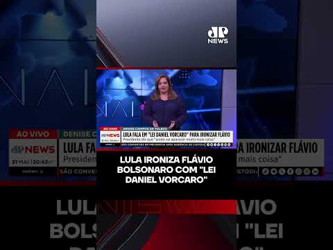 Lula ironiza Flávio Bolsonaro com "Lei Daniel Vorcaro" thumbnail