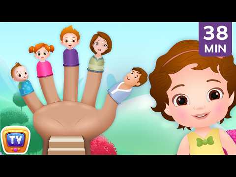 Finger Family Song + Panda, Elephant, Lion & More Finger Family | 38 Min for Kids | ChuChu TV thumbnail
