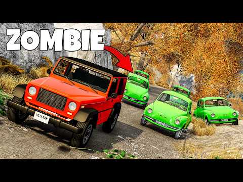 ❄️ AUTA ZOMBIE NA NAJSTARSZEJ WYSPIE BEAMNG!? | BeamNG Drive  | thumbnail