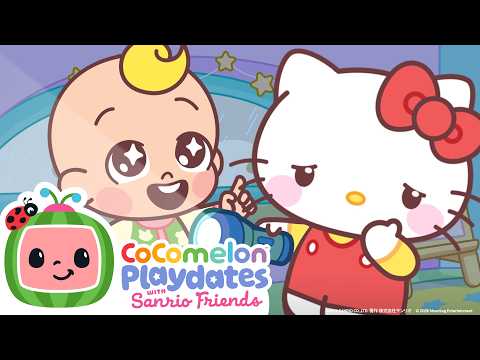 Rock Paper Scissors 😍🔦Shadow Puppets with Hello Kitty & Friends | CoComelon Playdates thumbnail