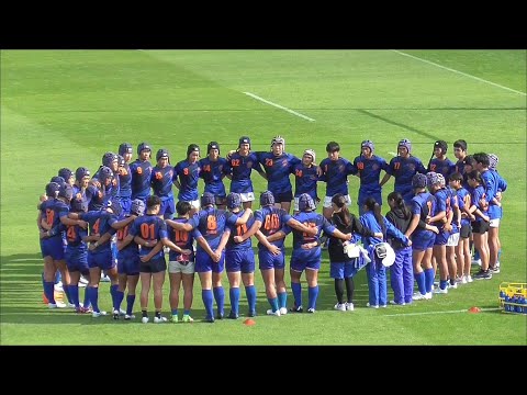 長崎北陽台　ウォーミングアップ　第１０３回全国高校ラグビー大会長崎県決勝戦　長崎北陽台ＶＳ長崎南山　かきどまり陸上競技場　２０２３１１２３ thumbnail
