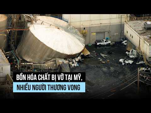 Vỡ bồn hóa chất gây thương vong tại Mỹ thumbnail
