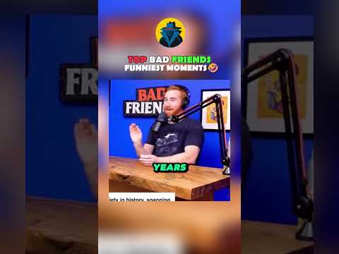 Bad Friends Funniest Momemts🤣 #viralvideo #funny #interestingclips #viralshort #podcast #badfriends thumbnail