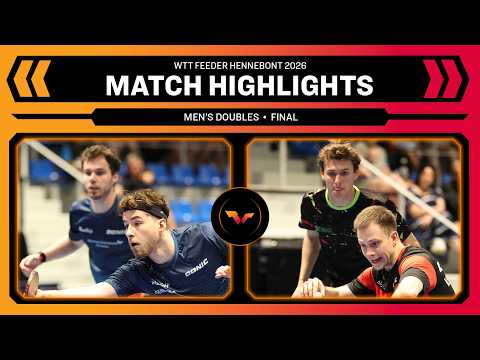 Bourrassaud/Dorr vs Katsman/Sidorenko | MD Final | WTT Feeder Hennebont 2026 thumbnail
