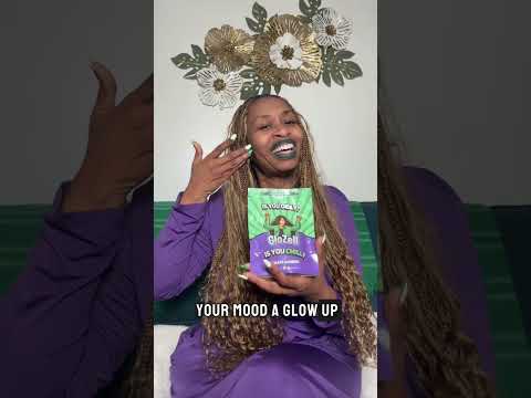 STRESS IS CANCELLED! GloZell's Chill Mushroom Gummies! thumbnail