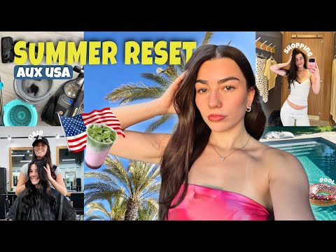L’ÉTÉ AUX USA ☀️ cheveux, shopping, ménage & pool days thumbnail