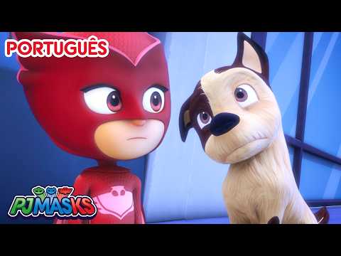 Na Trilha do Cãozinho 🐶 PJ Masks em Português episódios completos 🦸 Desenhos animados thumbnail