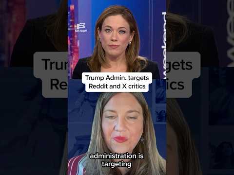 Trump Admin. targets Reddit and X Critics thumbnail