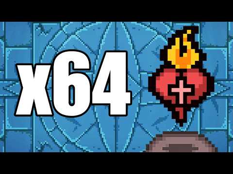 I Tried Giving Isaac 64 Sacred Hearts. It was a mistake. thumbnail