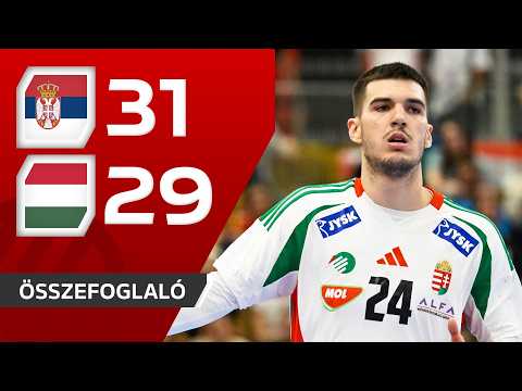 Férfi kézilabda vb-selejtező: Szerbia–Magyarország 31–29 | összefoglaló thumbnail