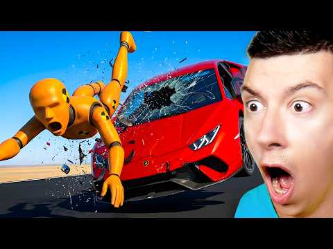 LES ANIMATIONS D'ACCIDENTS DE VOITURE LES PLUS FOLLES ?! (Sans ceinture de sécurité) thumbnail