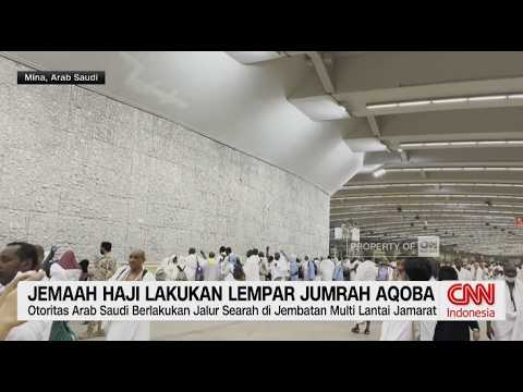 Jemaah Haji Lakukan Lempar Jumrah Aqoba thumbnail