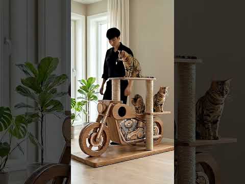 ✅ Building the Ultimate Luxury Motorcycle Cat Tree ?️? thumbnail