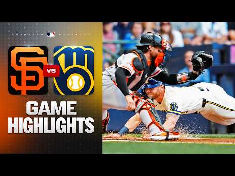 Giants vs. Brewers Game Highlights (6/1/26) | MLB Highlights thumbnail