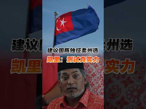 建议国阵独征柔州选 凯里：测试真实力 thumbnail