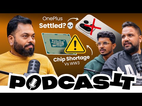 OnePlus Settled?, Phone Prices & WW3, 8bit or 10bit?🥴, Apple Masterstoke | #PodcasTT🎙️ thumbnail