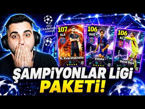 107 Kvaratskhelia, 106 Vitinha ve Raya!! 🔥 Şampiyonlar Ligi Paketi Top Açılımı + Deneme! thumbnail