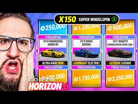 ОТКРЫЛ 150 SUPER WHEELSPIN В FORZA HORIZON 6! ВЫБИЛ САМУЮ РЕДКУЮ МАШИНУ? thumbnail
