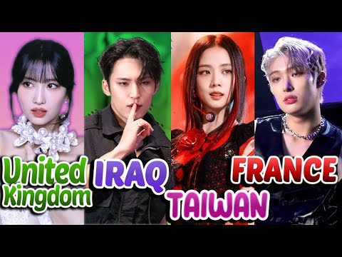 Top 10 Most Viewed Kpop Groups in Each Country on YouTube - PART 2 thumbnail
