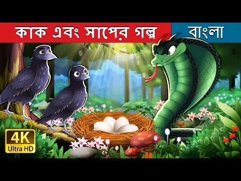 কাক এবং সাপের গল্প  | The Crows And The Serpent in Bengali | @BengaliFairyTales thumbnail