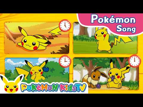 One Day with Pikachu | Pokémon Song | Original Kids Song | Pokémon Kids TV thumbnail