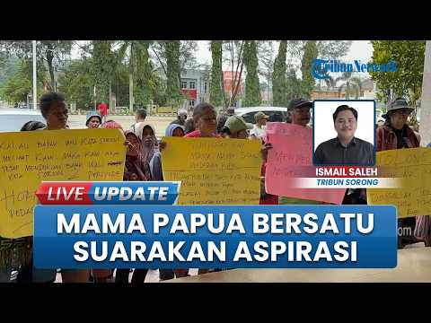 Mama-Mama Papua Geruduk Kantor Walkot Sorong, Sampaikan 4 Tuntutan: Prioritaskan Pasar Modern Rufei thumbnail