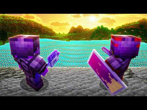 2 Minecraft Pros VS 1000 Players thumbnail