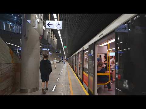 Poland, Warsaw, Metro ride from Świętokrzyska to ondo ONZ thumbnail