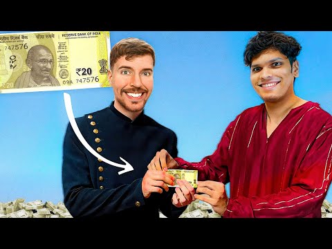 I gave 20 Rupees to @MrBeast ? thumbnail